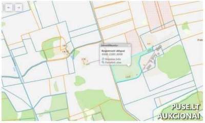 Žemės ūkio paskirties sklypas Tauragės r. sav., Giržadų k. 11A, pradinė kaina 118400 EUR