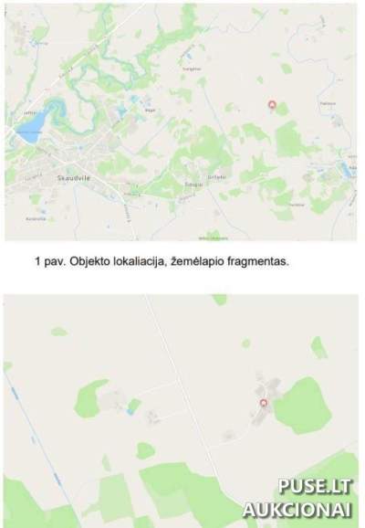 Žemės ūkio sklypas Tauragės r., Giržadų k. parduodamas aukcione nuo 88000 EUR