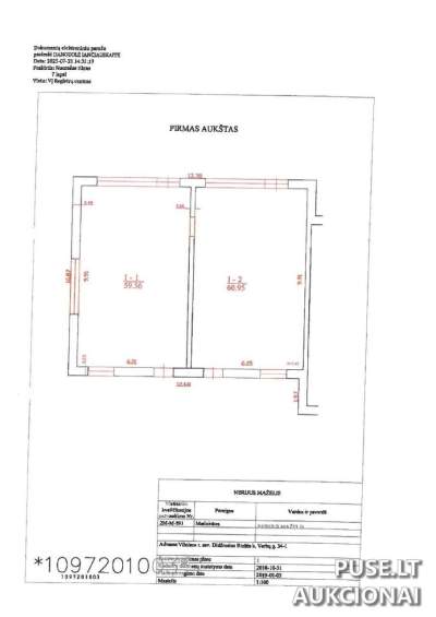Erdvus 235 kv.m. butas Vilniaus rajone, Didžiojoje Riešėje, pradinė kaina 235440 EUR