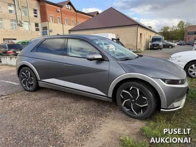 Pirmosios registracijos 2021 m. Hyundai Ioniq 5 elektrinis keleivinis automobilis, parduodamas 25000 EUR pradine kaina nemokumo procedūros metu