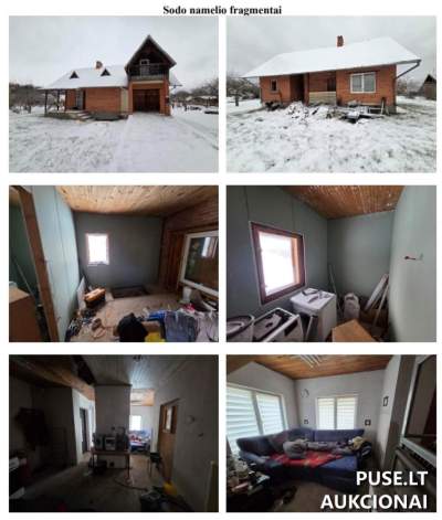 Sodo namelis Panevėžio rajone, Bernatonių kaime, parduodamas aukcione už 20000 EUR