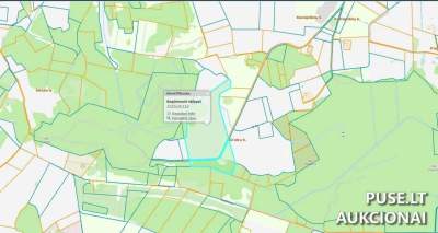 Žemės ūkio paskirties sklypo dalis Rokiškio r. Grubų kaimo vietoje, 7637 EUR pradinė kaina