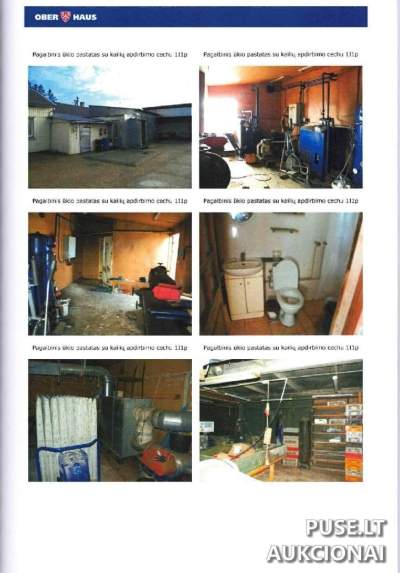 Pagalbinis ūkio sandėlis Raseinių r. pardavimas aukcione 36776 EUR