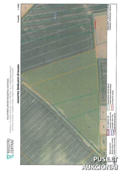 Žemės ūkio paskirties sklypas Joniškio rajone, Stanelių kaime, 1.97 ha, pradinė kaina 8580 EUR