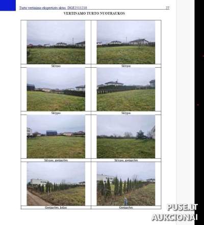 Žemės sklypo 1/2 dalis Vilniuje, Nakvišų g. 17 parduodama aukcione nuo 19680 EUR