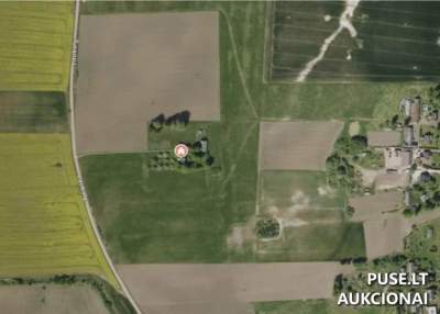 Žemės ūkio paskirties sklypo dalis (3/16) Pakruojo rajone, Lauksodžio k., 14000 EUR pradinė kaina