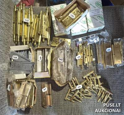 Prekių atsargos (durys, spynos, rankenos) Išpardavimas nuo 15000 EUR