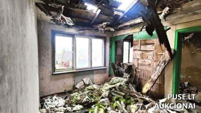 Patalpos/Butas Kelmės rajone, Vaiguvos kaime, Kaštonų g. 10-12, pradinė kaina 200 EUR