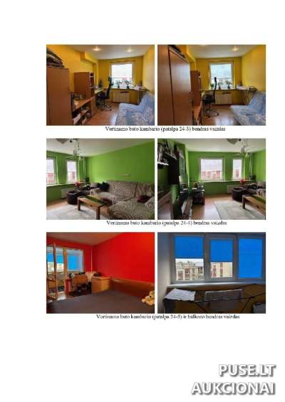 1/2 dalis 4 kambarių buto Druskininkuose, 86 kv.m, 36640 EUR pradinė kaina