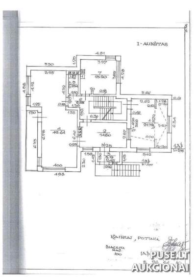 Parduodamas erdvus gyvenamasis namas Šiaulių r. sav. Kairių miestelyje, pradinė kaina 74000 EUR, bendras plotas 314 kv.m