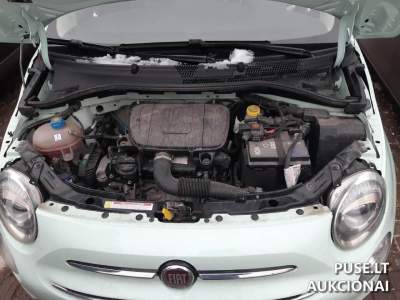 Lengvasis automobilis FIAT 500 Kaune, benzinas/elektra, pradinė kaina 3000 EUR