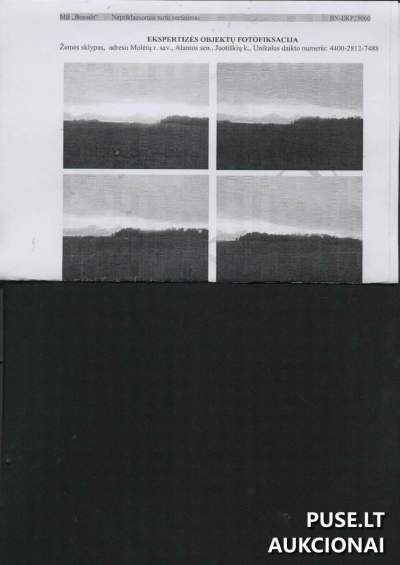 Žemės ūkio paskirties sklypas Molėtų rajone, Juotiškių kaime, parduodamas aukcione nuo 4720 EUR