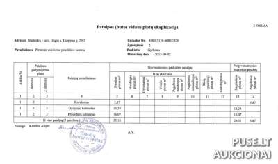 Patalpų aukcionas Mažeikių rajone, Dagių k., Durpyno g. 29-2, pradinė kaina 2300 EUR