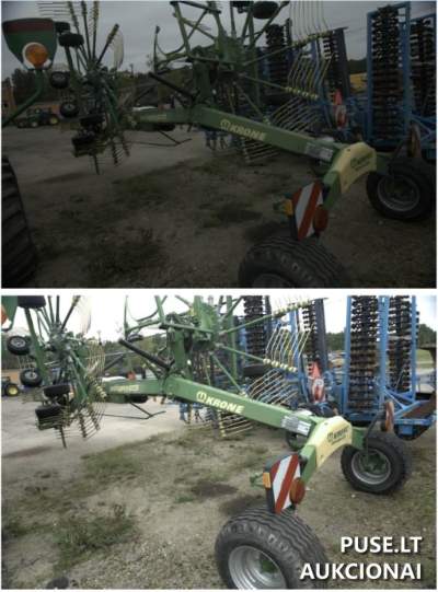 Pakabinamas mentis grėblys KRONE SWADRO TS680 aukcione nuo 16429 EUR