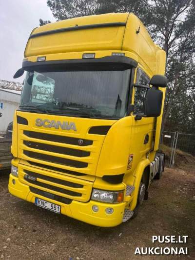 Vilkikas SCANIA R450 (2015 m.) krovininis automobilis parduodamas aukcione už 19000 EUR