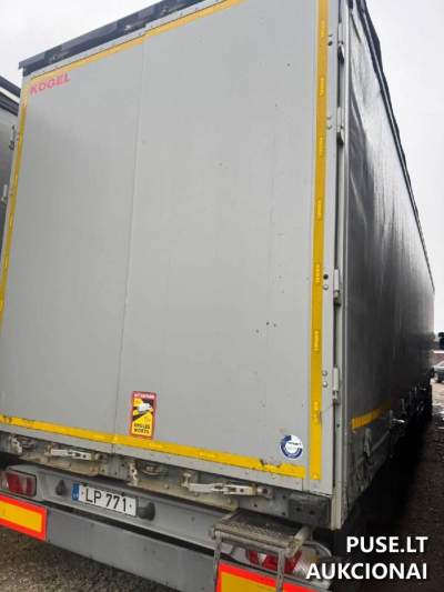 Parduodama tentinė puspriekabė Koegel SN 24 (2018 m.) pradinė kaina 7000 EUR