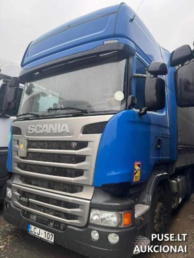 Vilkikas SCANIA R450 Krovininis Automobilis 2015m. Pirminė kaina 17000 EUR