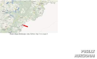 Parduodamas 1/2 žemės sklypo dalis Švenčionių r. sav., Prienų k. už 6400 EUR pradinę kainą