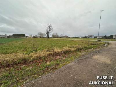 Žemės sklypas Rietavo savivaldybėje, Vatušių g. 62A, pradinė kaina 6740 EUR