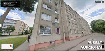 2 kambarių 51.36 kv.m butas Naujojoje Akmenėje, V. Kudirkos g. 17, pradinė kaina 12800 EUR