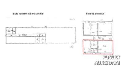 Mažas 29 kv.m butas Šiaulių r. Ginkūnuose pradinė kaina 14700 EUR - Turto banko aukcionas