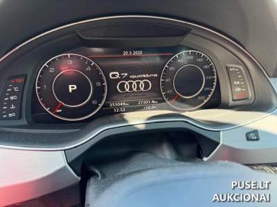 Lengvasis automobilis AUDI Q7 2017 m. 3.0L dyzelis 10000 EUR pradinė kaina, variklio defektas
