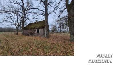 12.24 ha žemės ūkio sklypas Jurbarko rajone, Želmenų kaime, pradinė kaina 76000 EUR