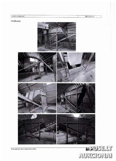 Cemento ir medžio maišymo įranga aukcione Švenčionių rajone, pradinė kaina 124605 EUR