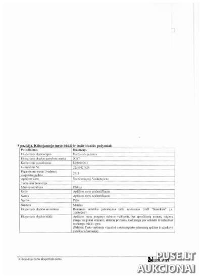 Pramoninė įranga aukcione: Judantis darbastalis JOST Švenčionių rajone, pradinė kaina 25018 EUR