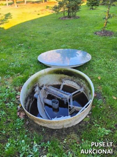 Nuotekų valymo įrenginys AT-6 parduodamas Joniškio rajone, pradinė kaina 400 EUR