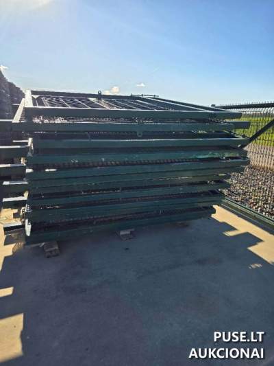 11 vnt. varstomų vartų aptvarams viešame aukcione Joniškio r. pradinė kaina 4400 EUR