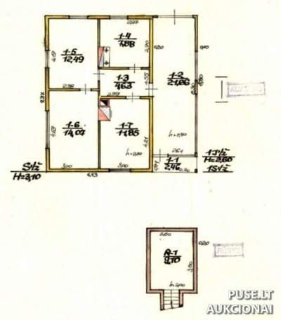 Parduodamas sodo namas Vilniuje su 0.0682 ha sklypu Gurių Sodų g. už 70263 EUR