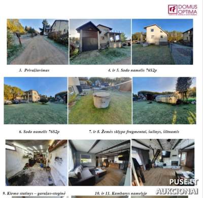 Žemės ūkio paskirties sklypas Kauno r. savivaldybėje, Gervėnupio k., pradinė kaina 70400 EUR