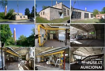 Katilinės pastatas Kaune, A. Juozapavičiaus pr. 23A, pradinė kaina 350000 EUR su garantiniu mokesčiu 17500 EUR