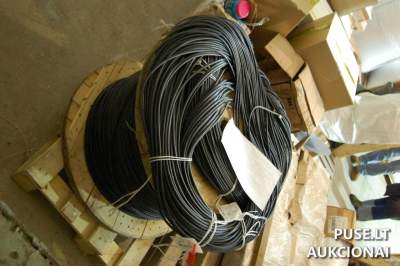 177 kg kabelio pardavimas aukcione Panevėžyje pradine kaina 278 EUR