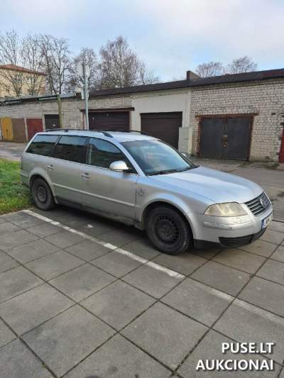 VW Passat 2026 m. aukcione Klaipėdoje pradinė kaina 400 EUR - Keleivinis automobilis