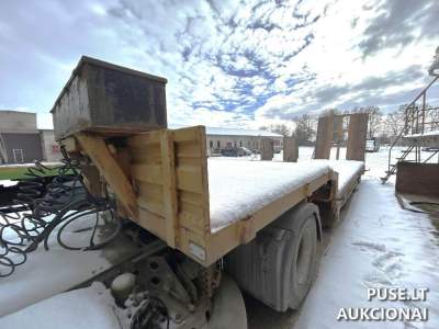 Parduodama žemagrindė puspriekabė MUELLER TS2 Rokiškyje už 2020 EUR (būklė bloga)