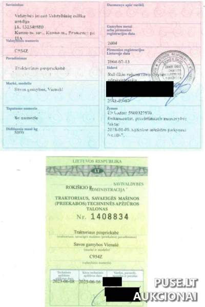 Traktoriaus puspriekabė (savos gamybos) už 300 EUR, rokiškio rajone