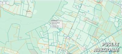 Žemės sklypas Klaipėdos rajone, Rudgalvių kaime, parduodamas aukcione nuo 1872 EUR