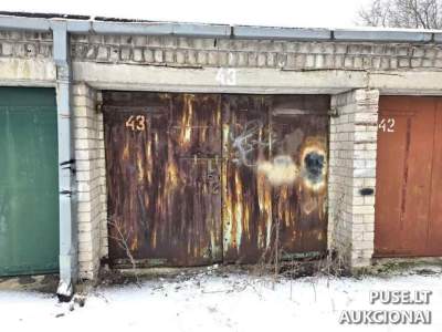Garažas (boksas) Vilniuje, Dzūkų g. 7, parduodamas aukcione nuo 8910 EUR