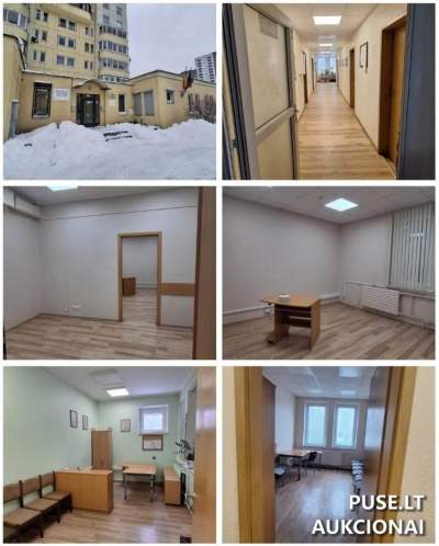 Nuomojamos 92.84 kv. m administracinės patalpos Vilniuje, Žemynos g. 1, socialinėms veikloms, pradinė kaina 468 EUR/mėn