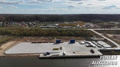 Krovimo darbų aikštelės nuomos aukcionas Kaune Užnemunės g. 5 su 3000 kv.m plotu, pradinė kaina 5550 EUR