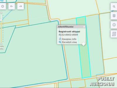 Miško paskirties žemės sklypas Šiaulių r. sav., Strazdų k., pradinė kaina 8548 EUR