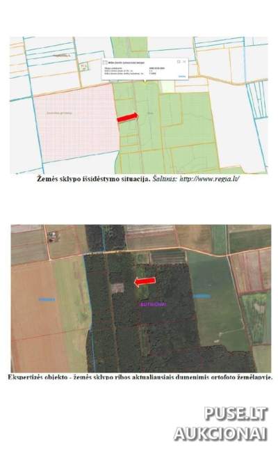 Žemės sklypo dalis Biržų r. Jagaudžių k. aukcione nuo 9984 EUR