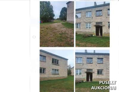 Parduodamas 2 kambarių butas Kelmės rajone, Baldegių k. su krosniniu šildymu už 2160 EUR