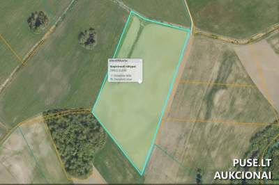 Žemės sklypas Telšių rajone, Dumytrų kaime, pradinė kaina 28800 EUR - Pirmosios kategorijos sklypai aukcione