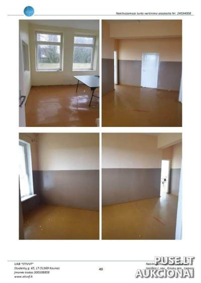 Mokyklos pastatas Joniškio rajone, Lieporų kaime, pradinė kaina 10477 EUR