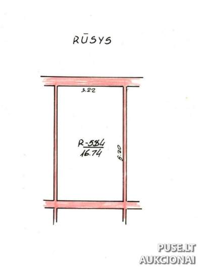 Garažo boksas Rokiškyje, Panevėžio g. 1A, 34.77 kv. m, pradinė kaina 5180 EUR