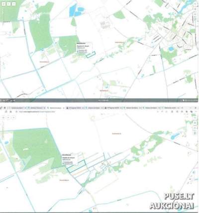 Žemės ūkio sklypas Klaipėdos rajone, Kantvainų kaime, pradinė kaina 4800 EUR, parduodama 1/1 dalis
