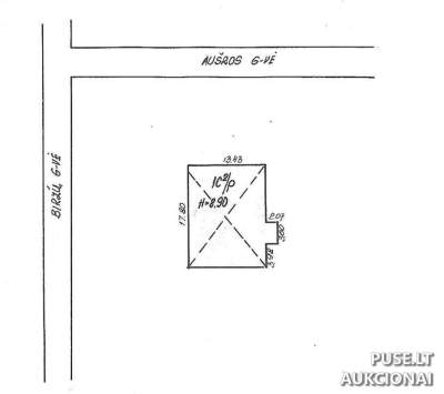 Administracinis Pastatas Poštas Biržų r. Nemunėlio Radviliškio m. su 0.11ha sklypu už 13500 EUR